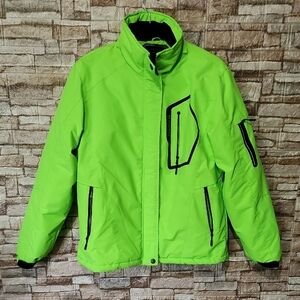 Suokeni Women´s Ski Jacket with fleece lining Neon Green Jacket